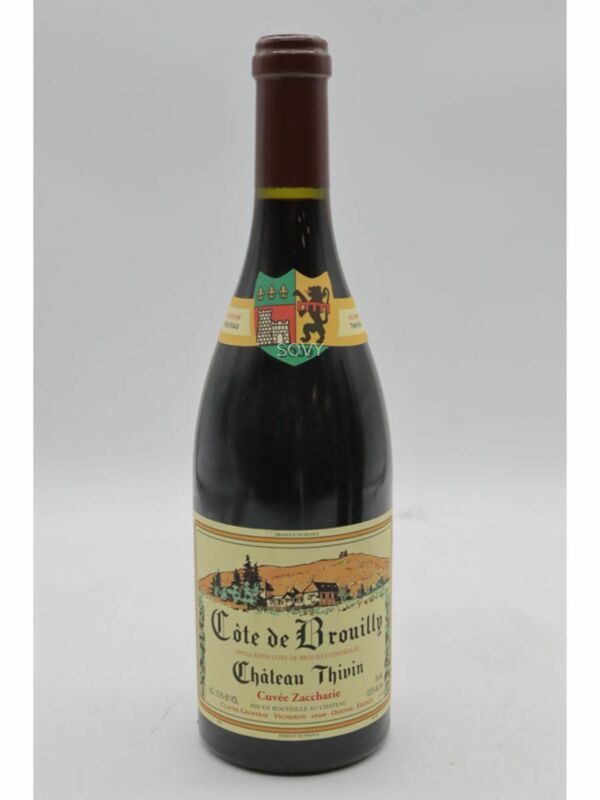 Chateau Thivin Cotes De Brouilly Cuvee Zaccharie, 2009
