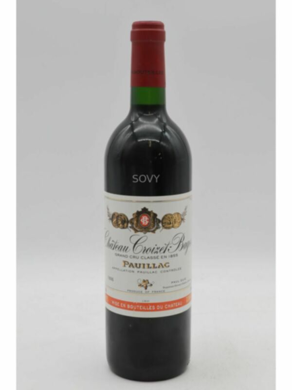 Chateau Croizet Bages, 1996