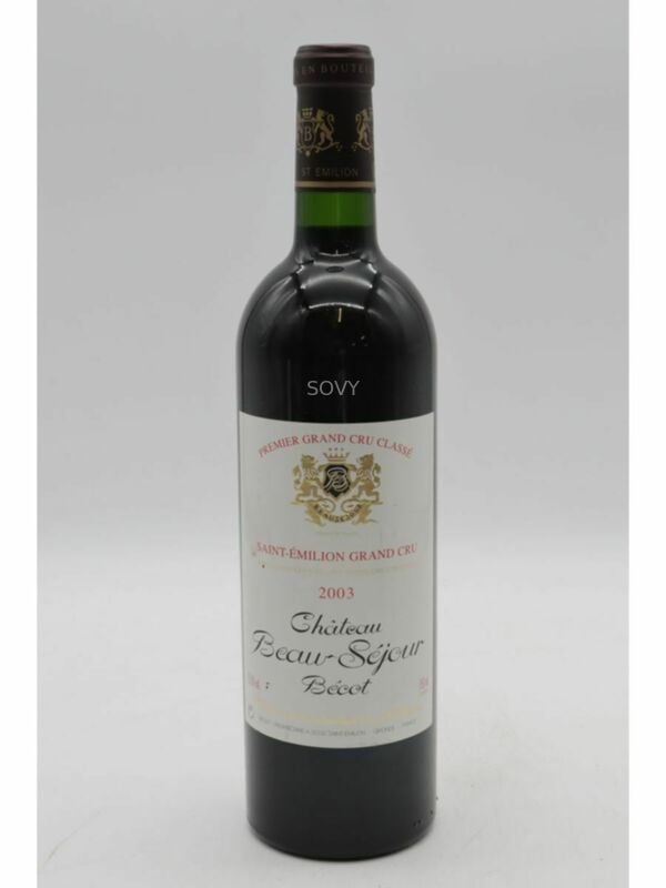 Chateau Beau Sejour Becot, 2003