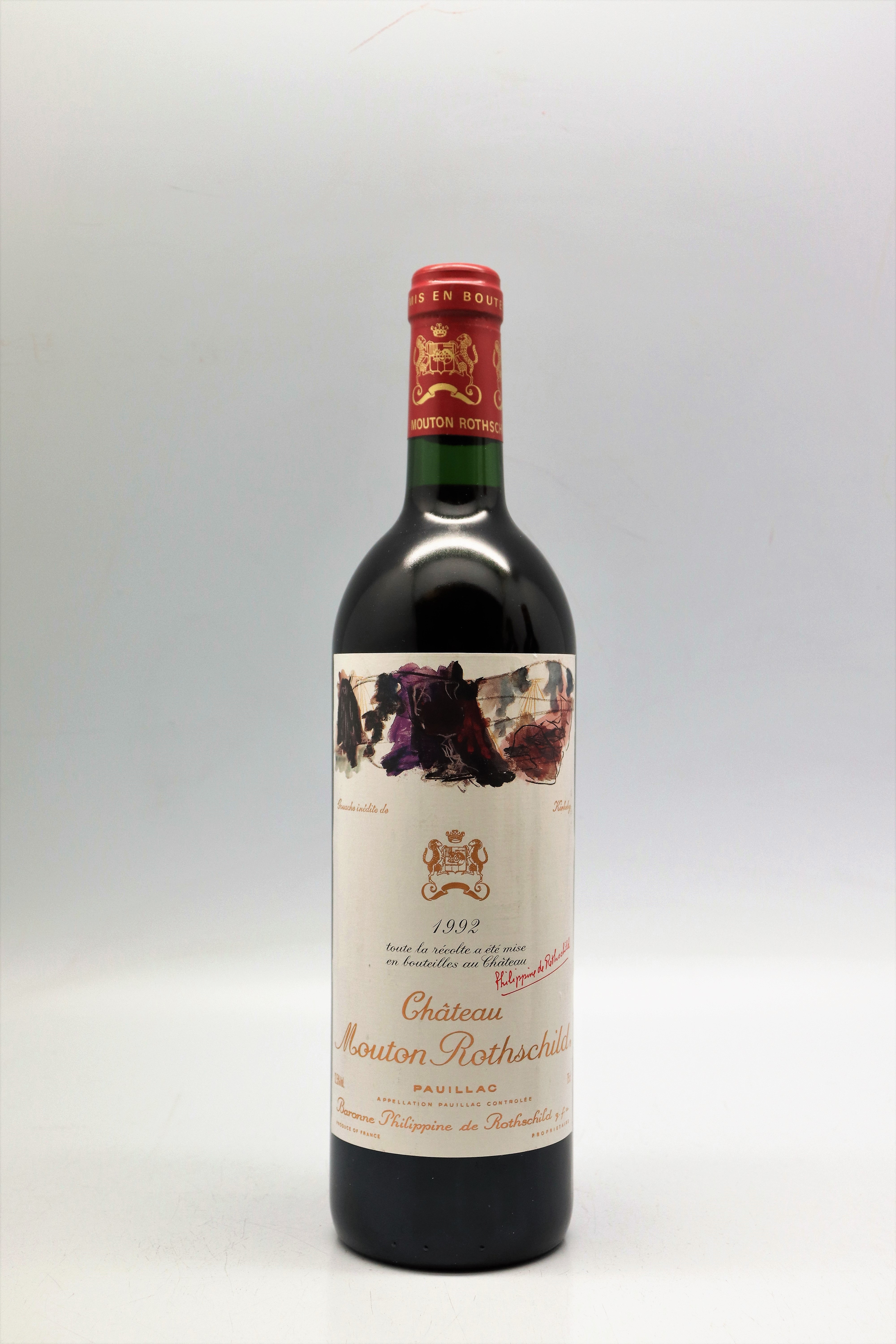 Chateau Mouton Rothschild, 1992 , ↓ 4064.0 法國紅葡萄酒, 售罄