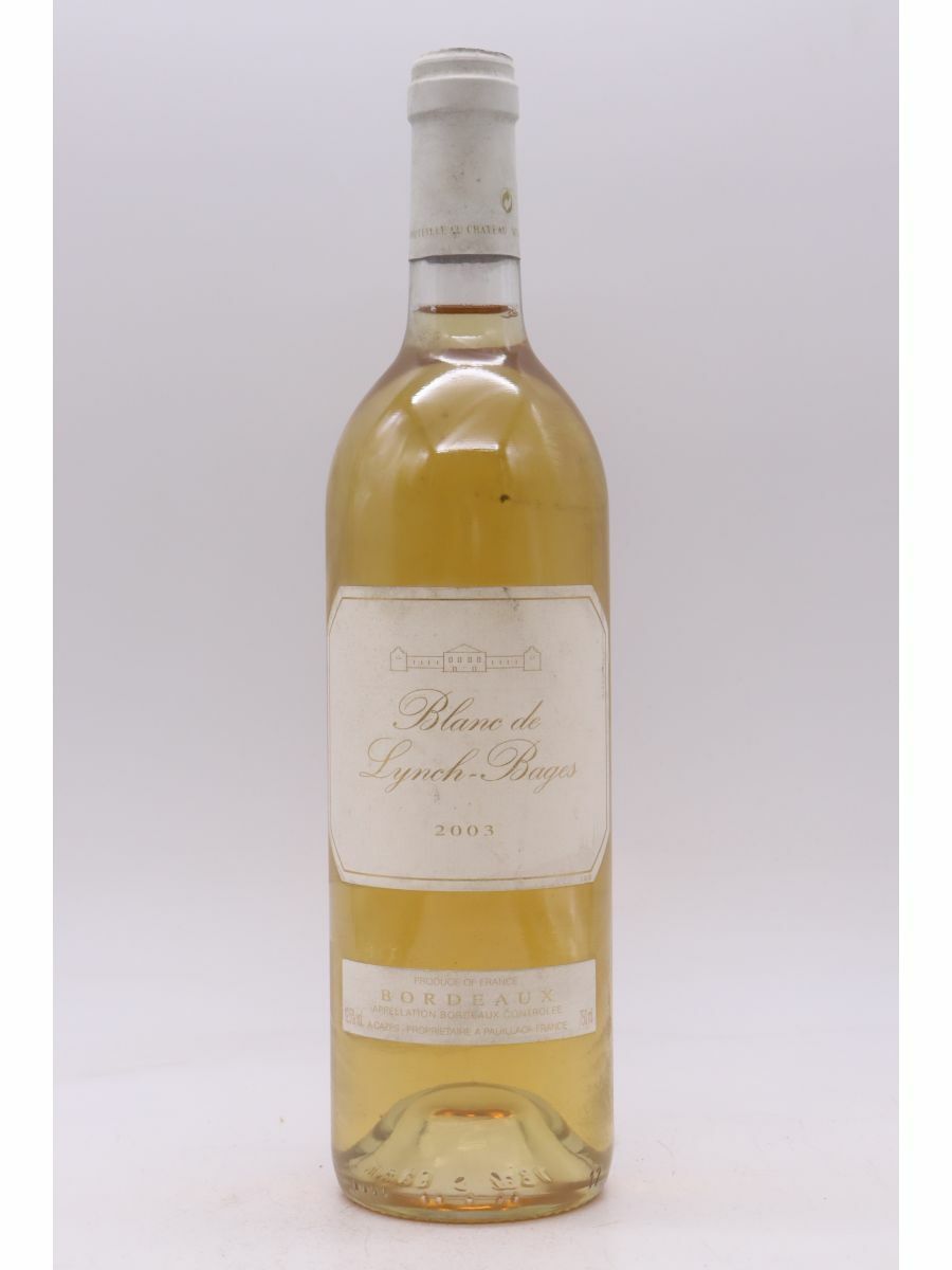 Chateau Lynch Bages, Blanc De Lynch Bages, 2003 , ↓ 781.0 法國白