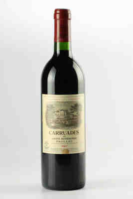 Chateau Lafite Rothschild Carruades De Lafite 1987