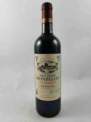 Chateau Haut Bages Monpelou 2008