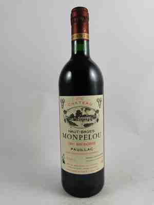 Chateau Haut Bages Monpelou 1990