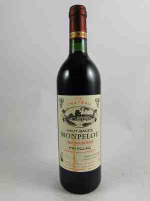 Chateau Haut Bages Monpelou 1990