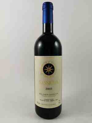 Tenuta San Guido Sassicaia 2003