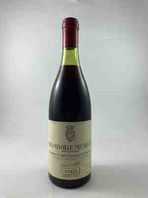 Comte Georges De Vogue Chambolle Musigny 1982