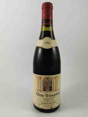 Georges Mugneret Clos De Vougeot Grand Cru 1988