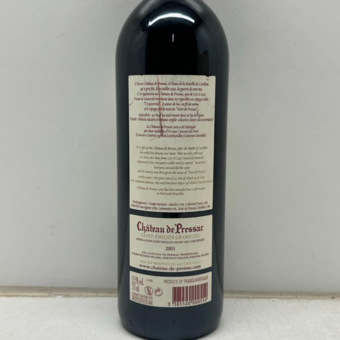 Chateau De Pressac 2003