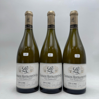 Lucien Le Moine Chassagne Montrachet Les Embrazees 1er Cru 2016