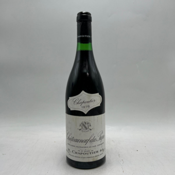 Chapoutier Chateauneuf Du Pape 1978