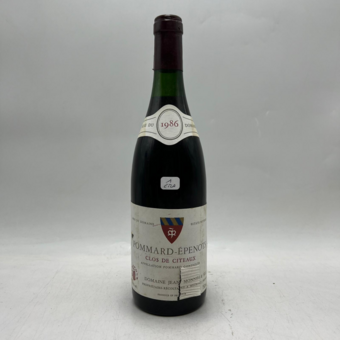 Jean Monnier Pommard Epenots Clos De Citeaux 1er Cru 1986