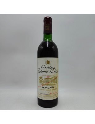 Chateau Prieure Lichine 1967