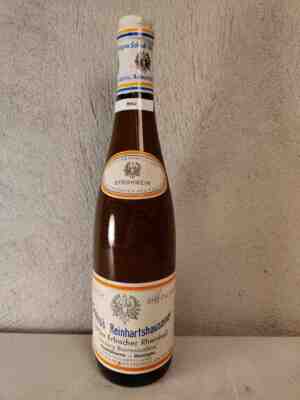 Schloss Reinhartshausen Erbacher Rheinhell Riesling Ba Strohwein 1970