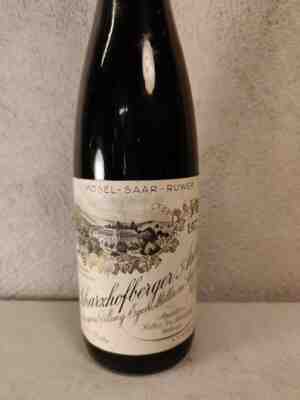 Egon Muller Scharzhofberger Riesling Auslese Eiswein GoldCap 1977