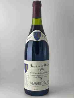 Hopices de Beaune Volnay Santenots Cuvee Jehan de Massol 1984