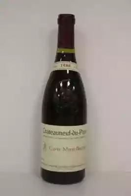 Henri Bonneau Chateauneuf Du Pape Cuvee Marie Beurrier 1988