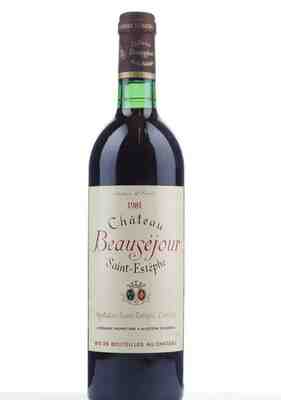 Chateau Beausejour 1981