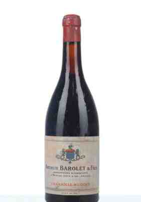 Arthur Barolet Chambolle Musigny 1964