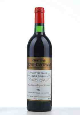 Chateau Boyd Cantenac 1986