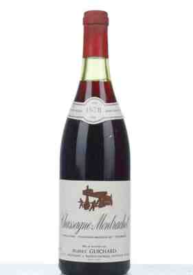 Albert Guichard , Chassagne Montrachet Rouge , 1978