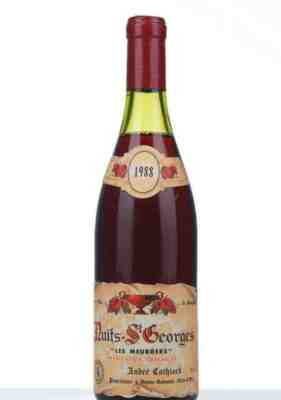 Andre Cathiard , Nuits Saint Georges Les Meurgers , 1988