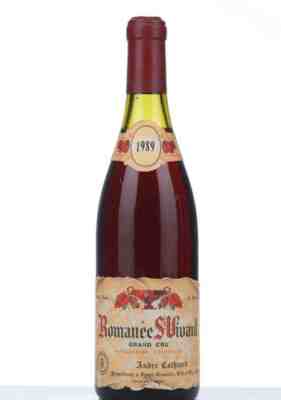 Andre Cathiard , Romanee Saint Vivant Grand Cru , 1989