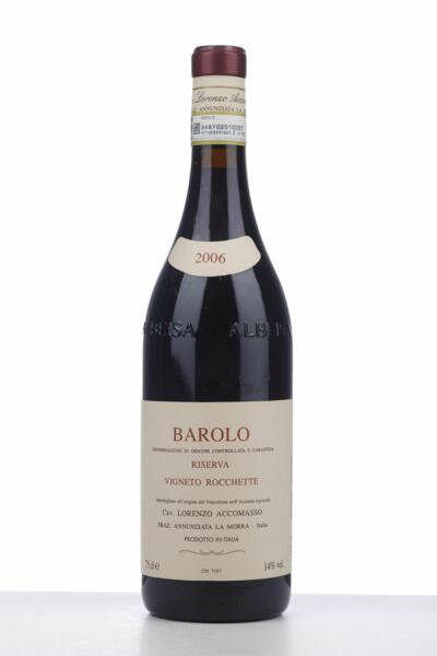 Accomasso Lorenzo , Barolo  Rocchette Riserva , 2006