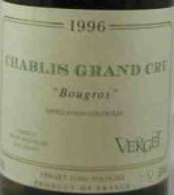 Verget Chablis Bougros 1998