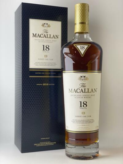 Macallan 18 Years Sherry Oak 2019 Release With Box