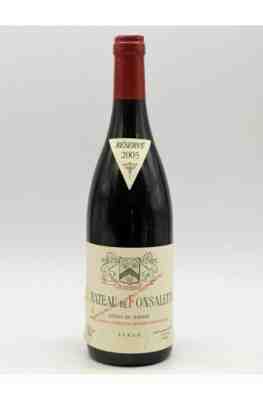 Rayas Chateau De Fonsalette Reserve Syrah 2005