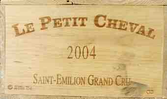Chateau Cheval Blanc Le Petit Cheval 2004