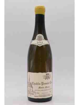 Raveneau Chablis  Monts Mains 1er Cru 2012