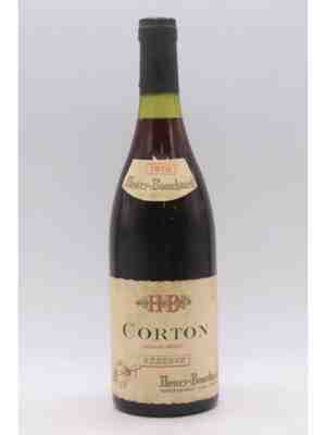 Henry Bouchard Corton Grand Cru 1978