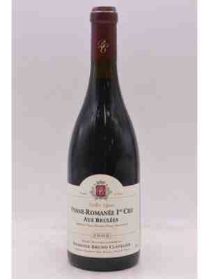 Bruno Clavelier Vosne Romanee Aux Brulees 1er Cru 2002
