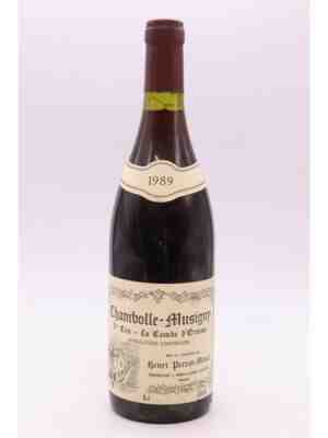 Perrot Minot , Chambolle Musigny Combe D'orveaux 1er Cru , 1989